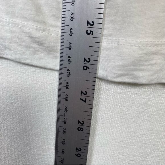 Antibes Blanc White 3/4 Sleeve Shirt Size Large - Picture 8 of 9